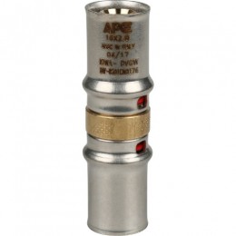Stout Муфта соединительная равнопроходная 16х16 для металлопластиковых труб прессовой