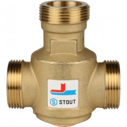 Stout Термостатический смесительный клапан G 1"1/4 НР   60°С